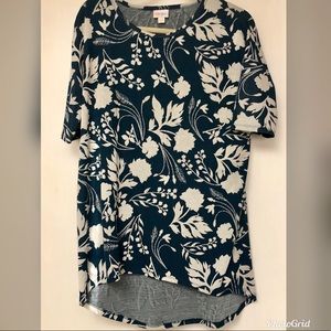 SALE🦄JACQUARD Teal/White Floral Printed Irma